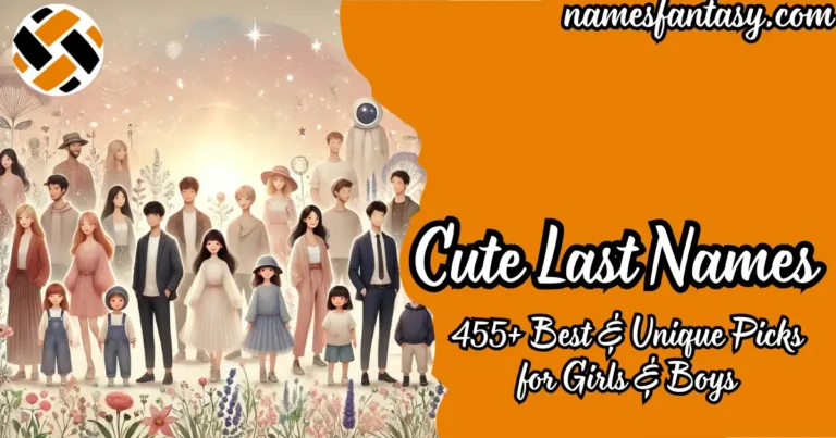 Cute Last Names