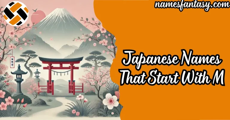 japanese names that start with m