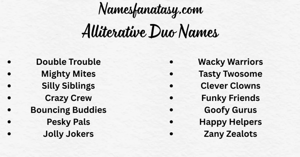 Duo Names