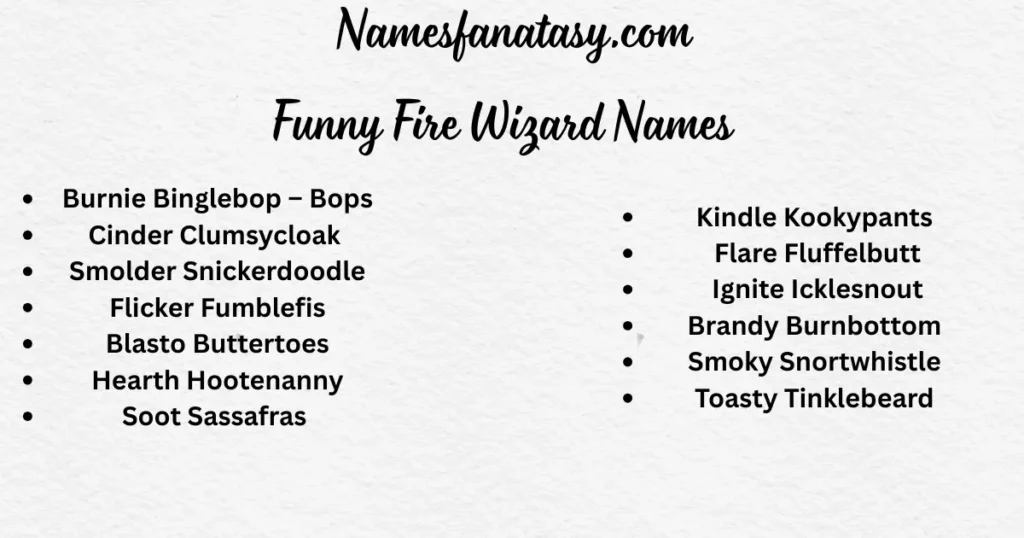 funny wizard names