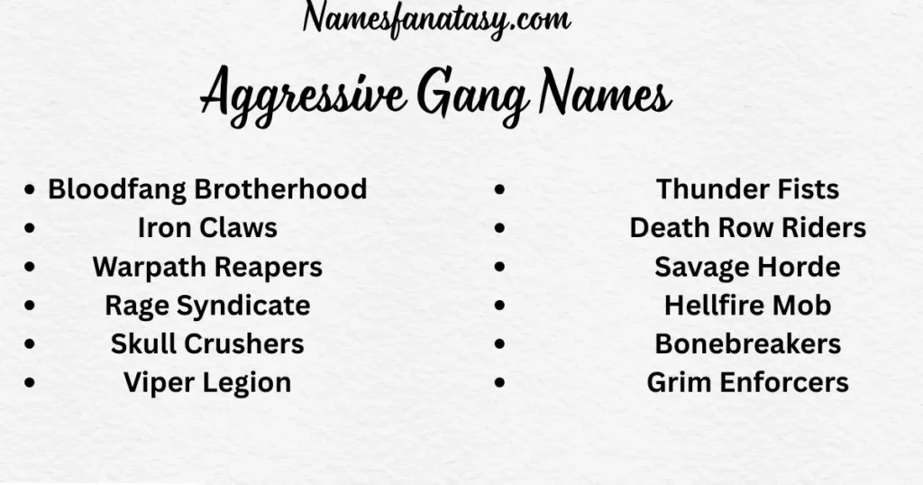 gang name generator