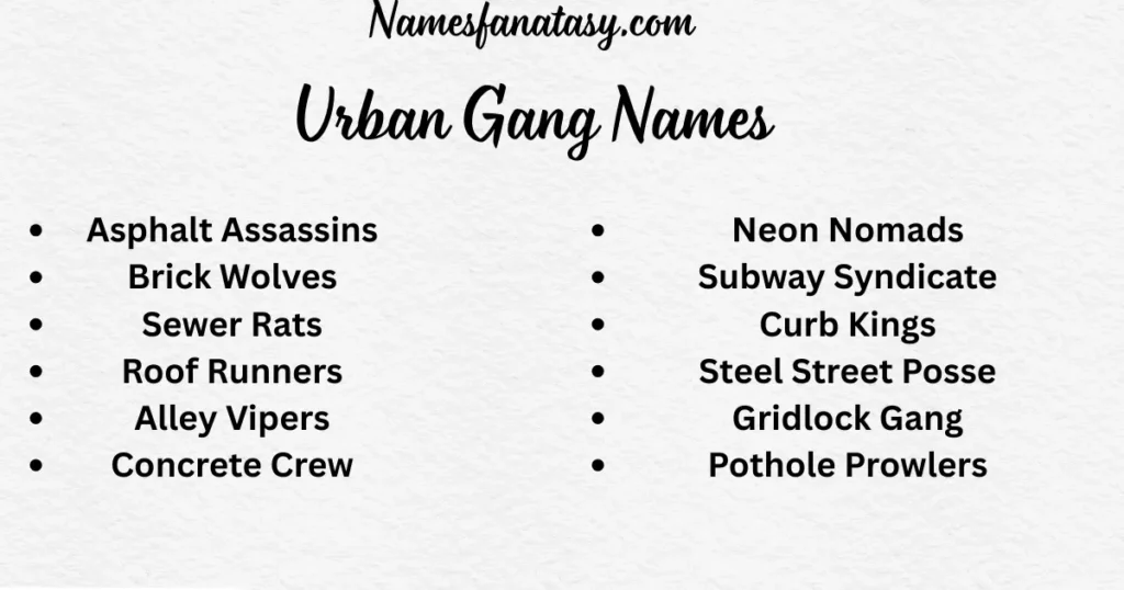 gang name generator