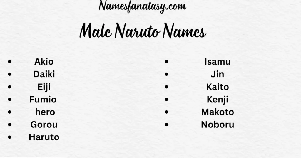 naruto name generator